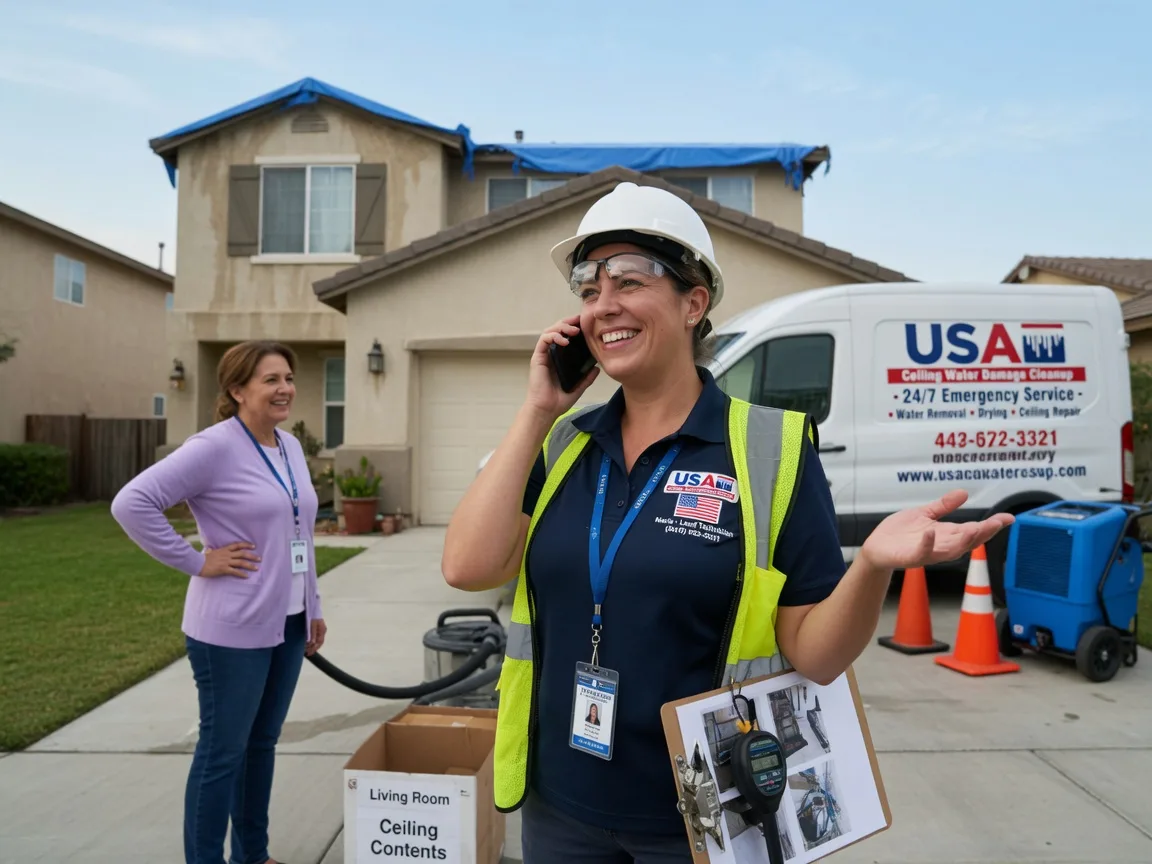 Ceiling Water Damage Restoration Maeystown, IL FAQs